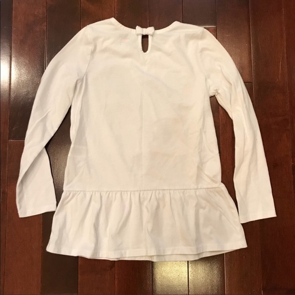 Children's Place Heart Sequin Tunic Ruffle Top - Picture 5 of 6